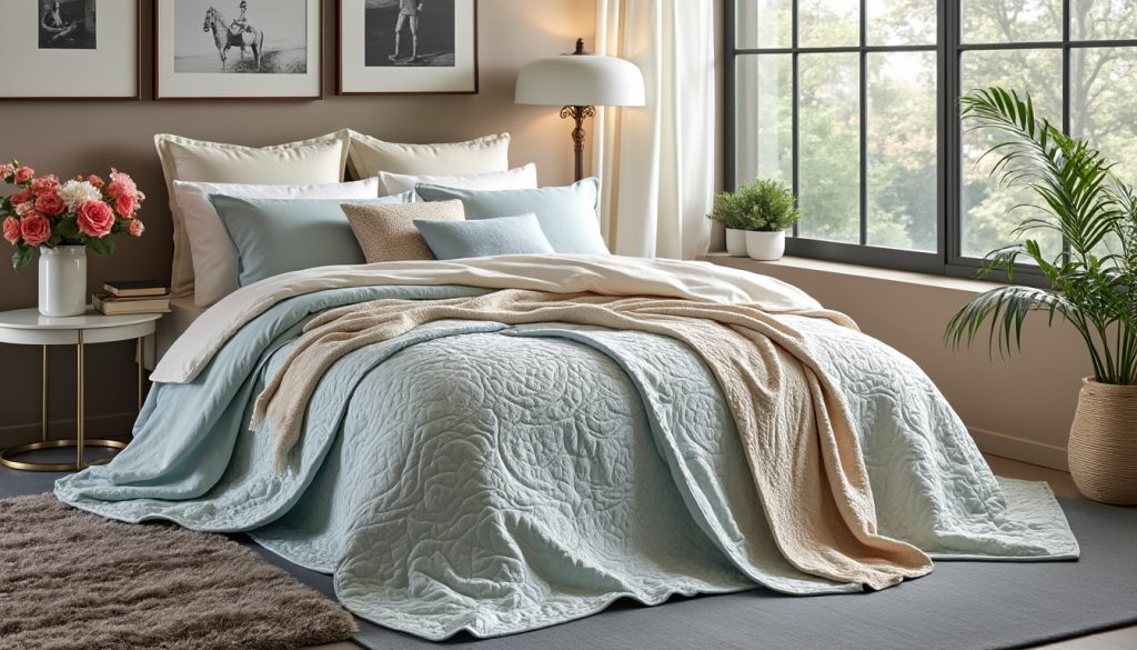 découvrez notre guide complet sur les différents types de dessus-de-lit et apprenez à bien choisir votre literie pour allier confort et esthétique dans votre chambre. trouvez le modèle parfait qui répond à vos besoins et met en valeur votre décoration intérieure.