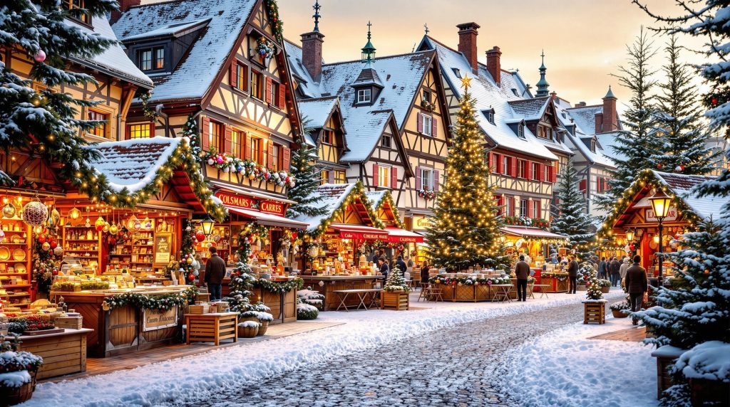 découvrez les dates et renseignements sur les marchés de noël en alsace pour l'année 2025. plongez dans l'ambiance festive avec des traditions authentiques, des illuminations féeriques et des produits artisanaux de qualité dans les charmants villages alsaciens.