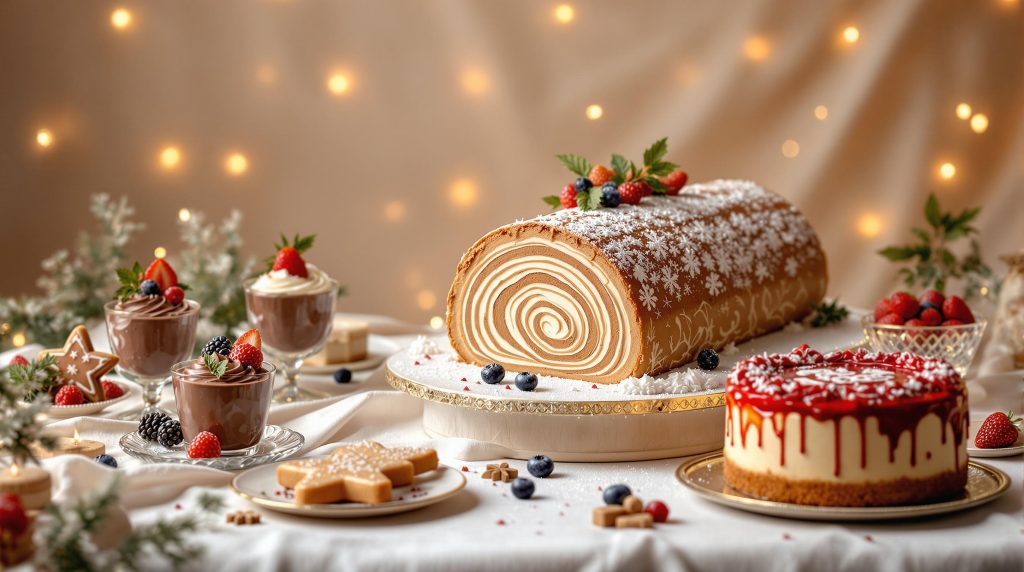 découvrez les desserts irrésistibles à savourer lors de votre repas de noël. des bûches traditionnelles aux délices chocolatés, explorez des recettes festives qui raviront vos convives et apporteront une touche sucrée à vos célébrations.