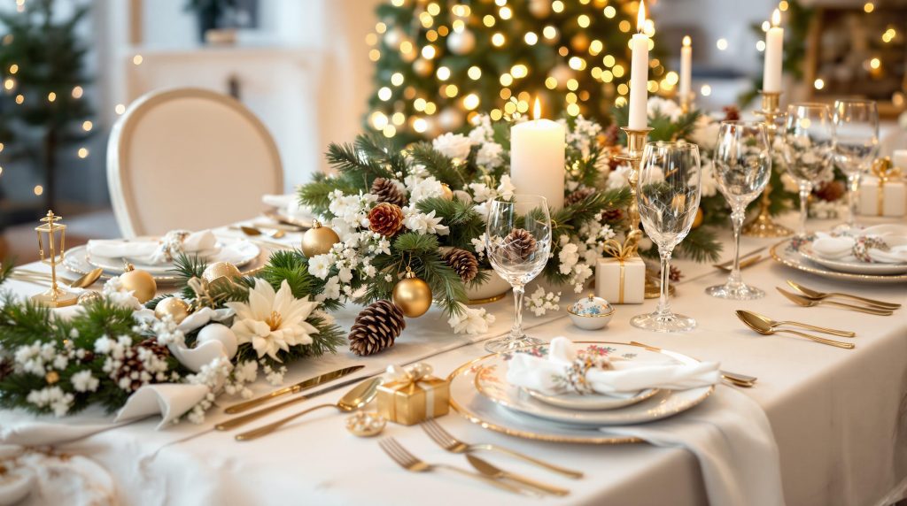 découvrez nos conseils pour décorer une table de noël avec élégance. apprenez à choisir des couleurs harmonieuses, des accessoires raffinés et des arrangements floraux raffinés pour créer une ambiance festive et accueillante qui émerveillera vos invités.