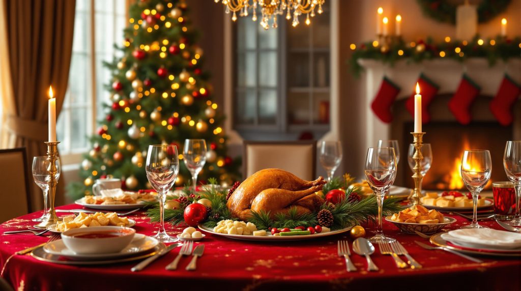découvrez des idées délicieuses et des recettes festives pour préparer un repas de noël inoubliable. des entrées savoureuses aux desserts irrésistibles, laissez-vous inspirer pour créer une ambiance chaleureuse et mémorable autour de votre table.